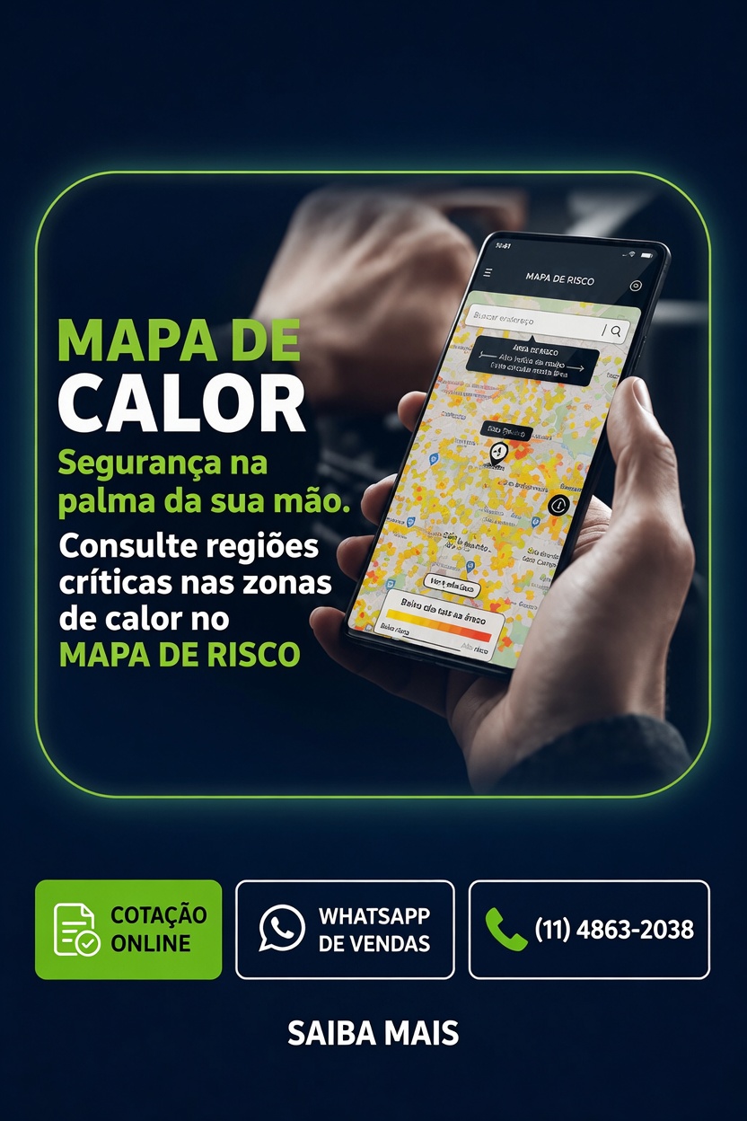 Mapa de calor — segurança na palma da sua mão